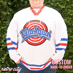 space jam tune squad bill murray custom hockey jersey