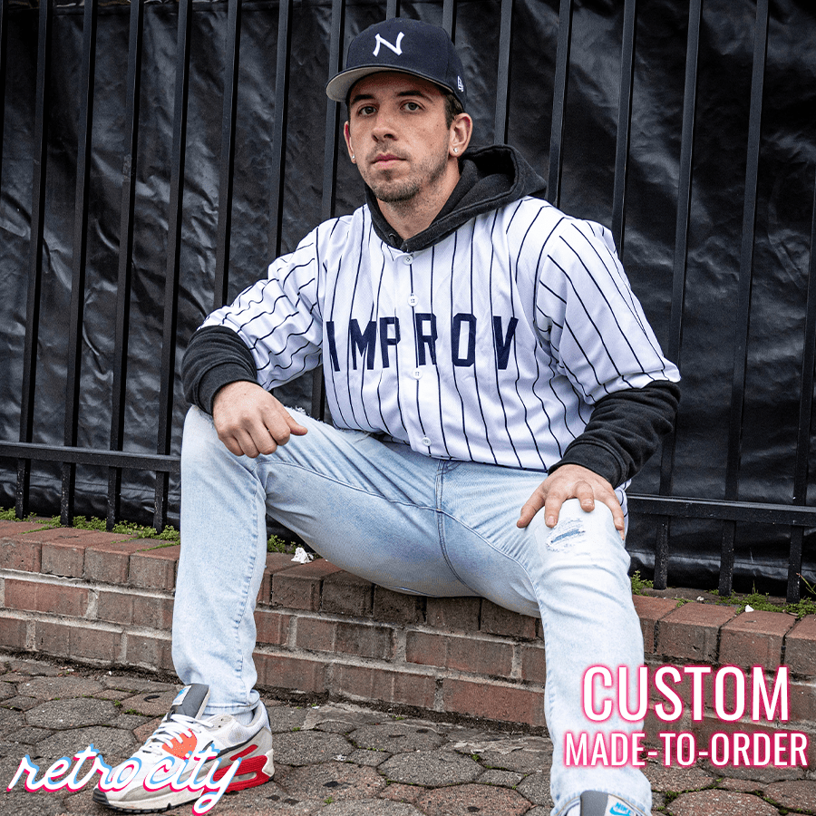 jerry seinfeld improv custom baseball jersey