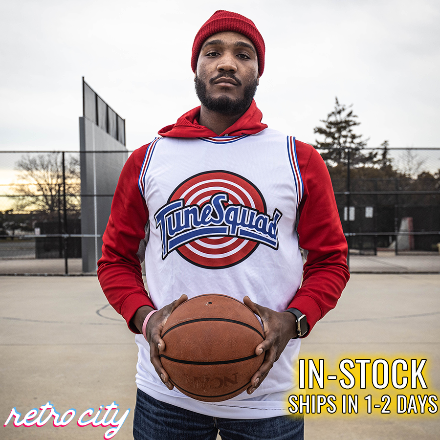 tune squad jersey 'space jam' movie michael jordan basketball jersey *in-stock*