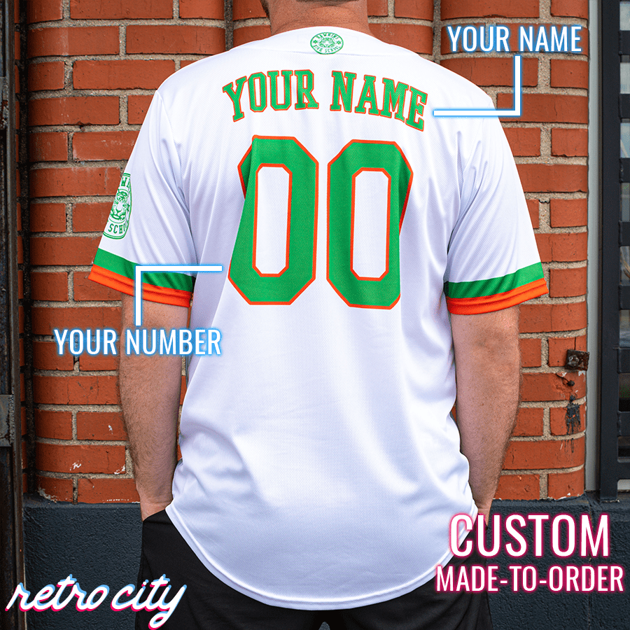 hawkins high full-button custom baseball jersey