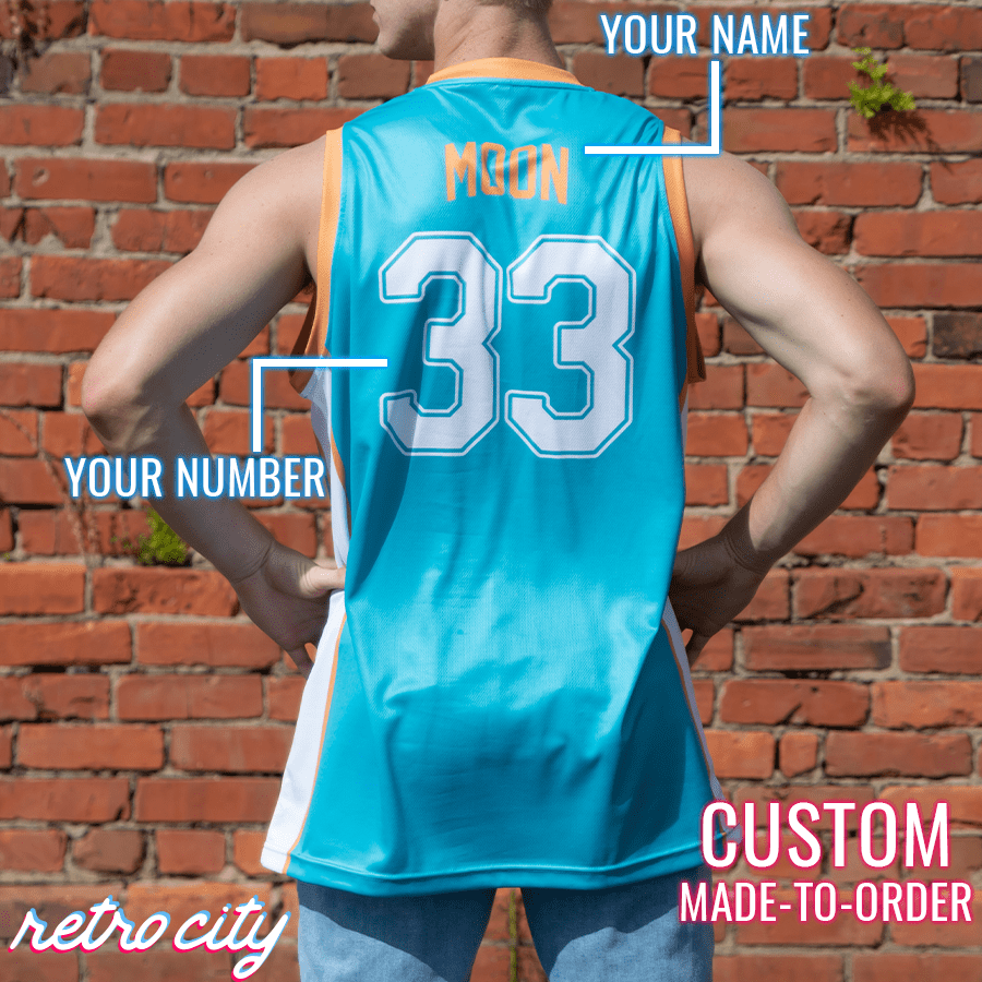 flint tropics, semi-pro, jackie moon custom basketball jersey, Flint tropics jersey, Tropical basketball jersey