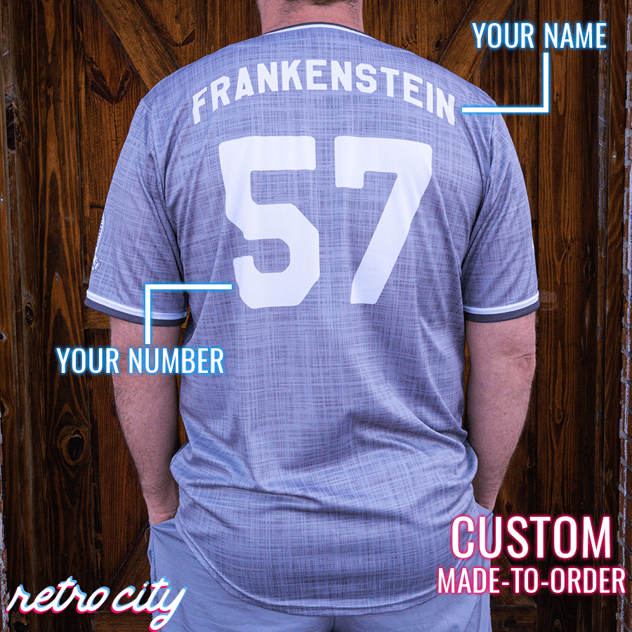 Frankenstein jersey, frankenweenie jersey, baseball jersey