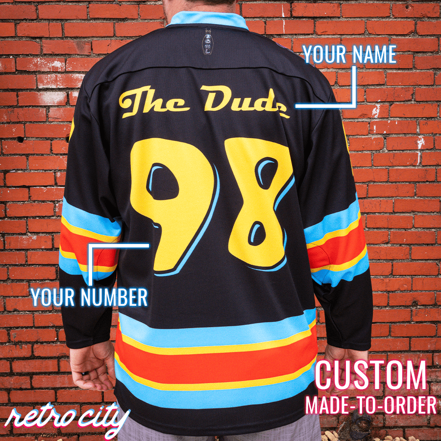 hollywood lanes, big lebowski, hockey jersey, the dude