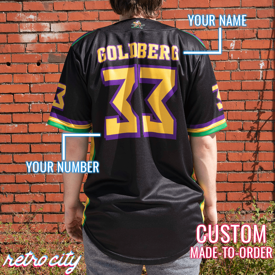 the 'mighty ducks' goldberg custom baseball jersey, Mighty Ducks jersey, Goldberg Jersey, Custom Jerseys