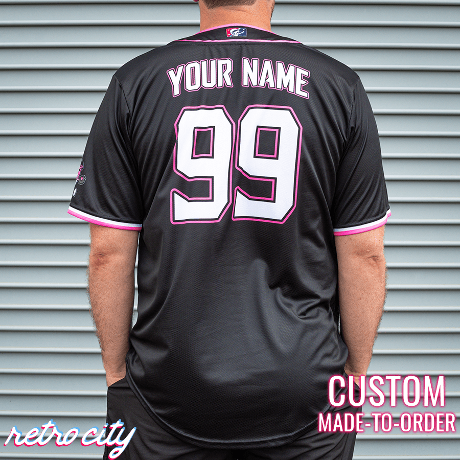 barrio boys retro league custom baseball jersey (away)
