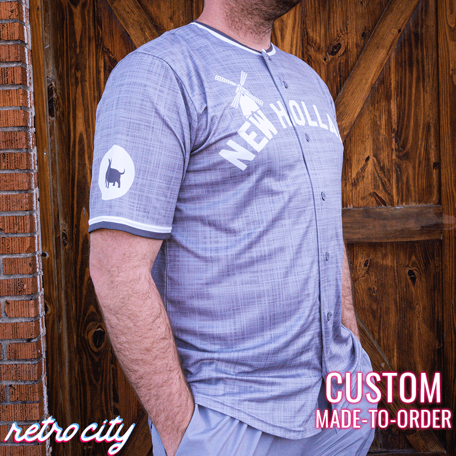 New Holland jersey, frankenweenie jersey, baseball jersey, frankenstein jersey