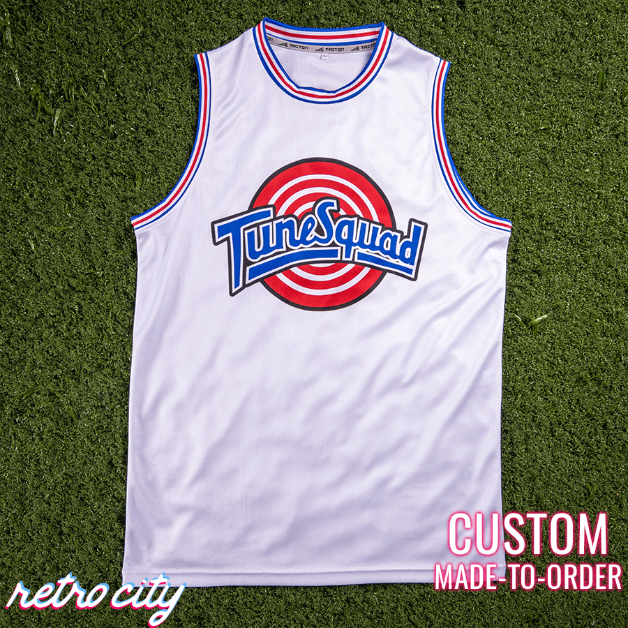 tune squad 'space jam' michael jordan custom basketball jersey
