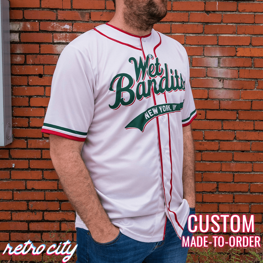 wet bandits home alone new york full-button baseball jersey