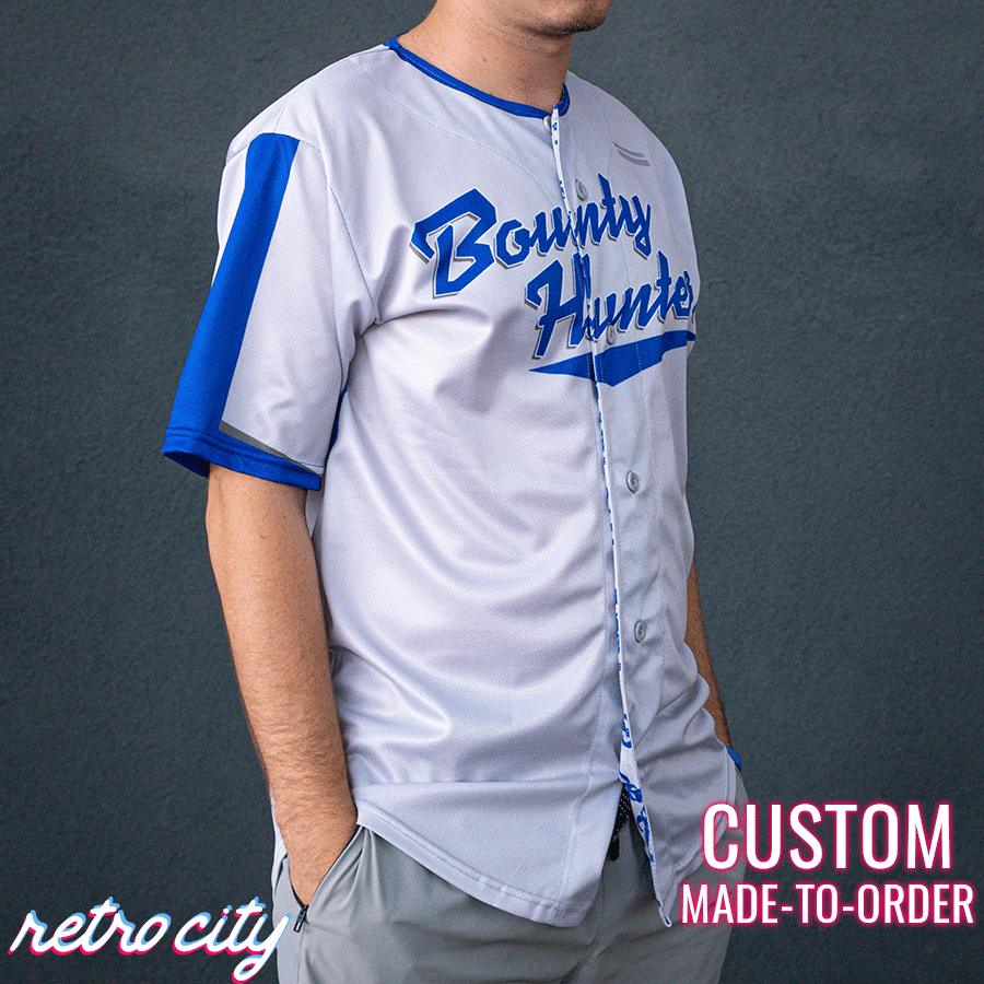 bounty hunters jango fett full-button baseball fan jersey
