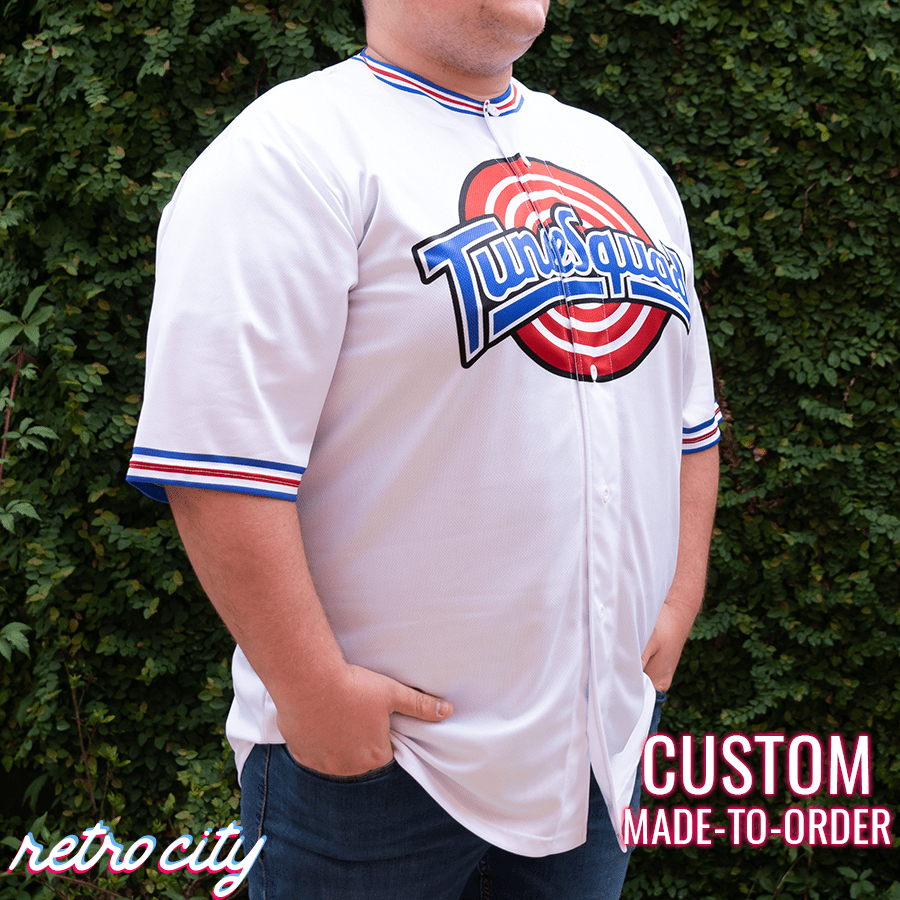 space jam tune squad michael jordan custom baseball jersey