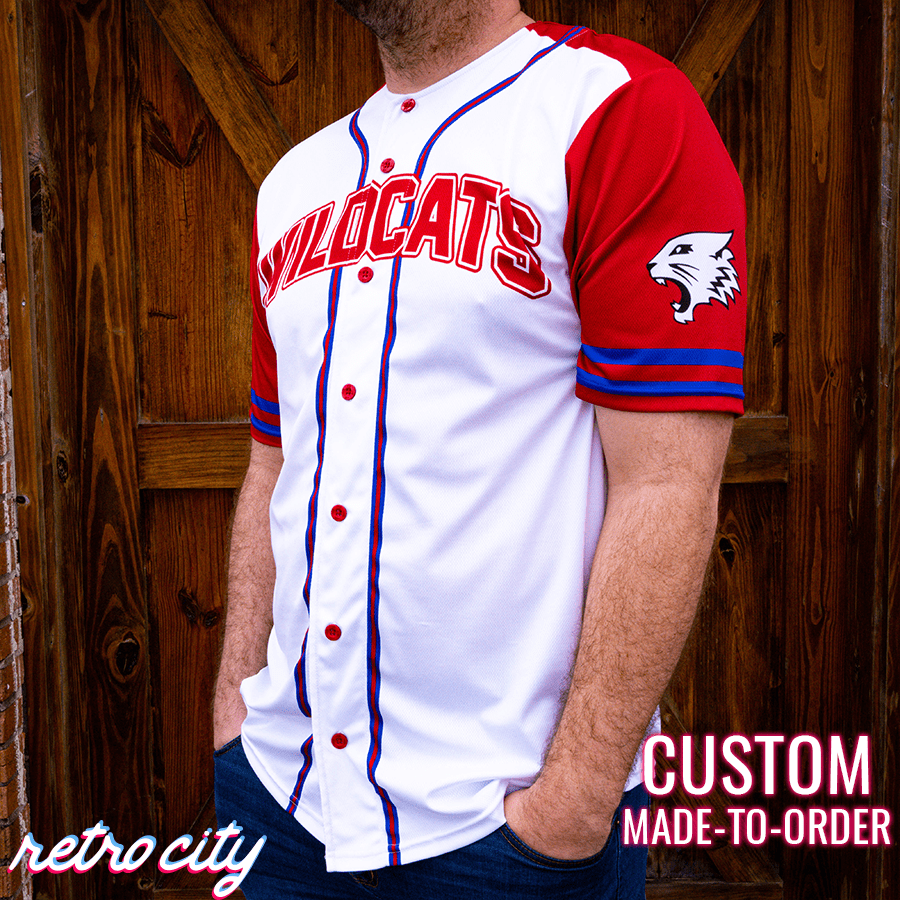 High School Musical East High Wildcats White Baseball Jersey