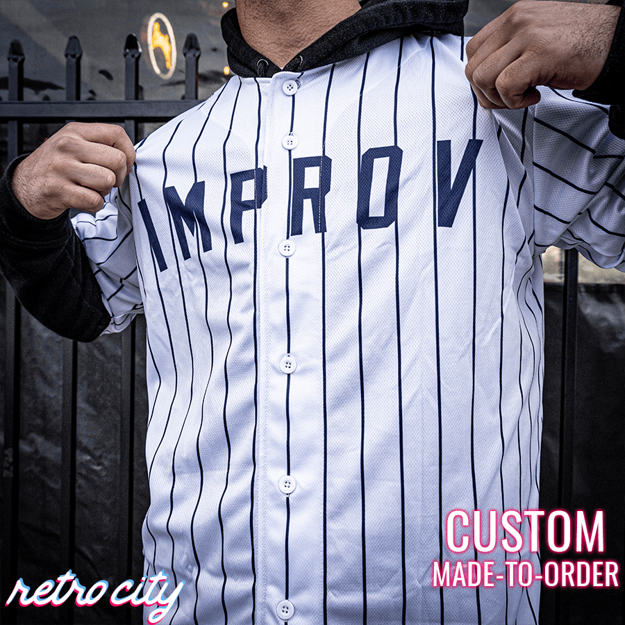 jerry seinfeld improv custom baseball jersey