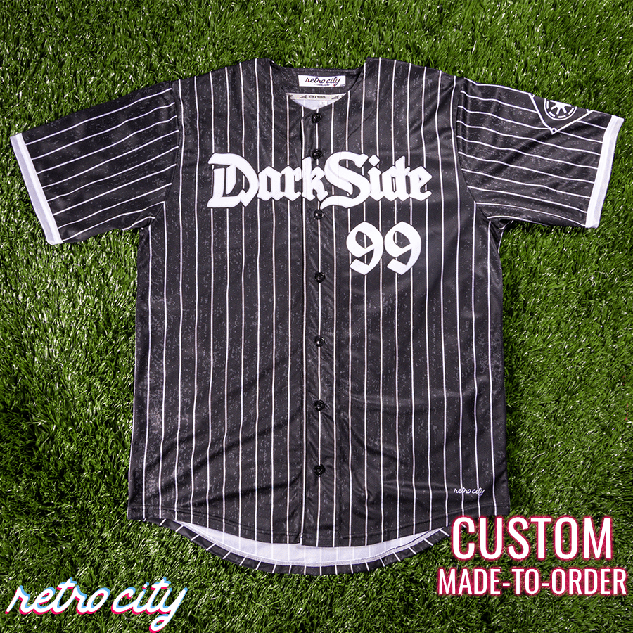 dark side empire full-button baseball fan jersey