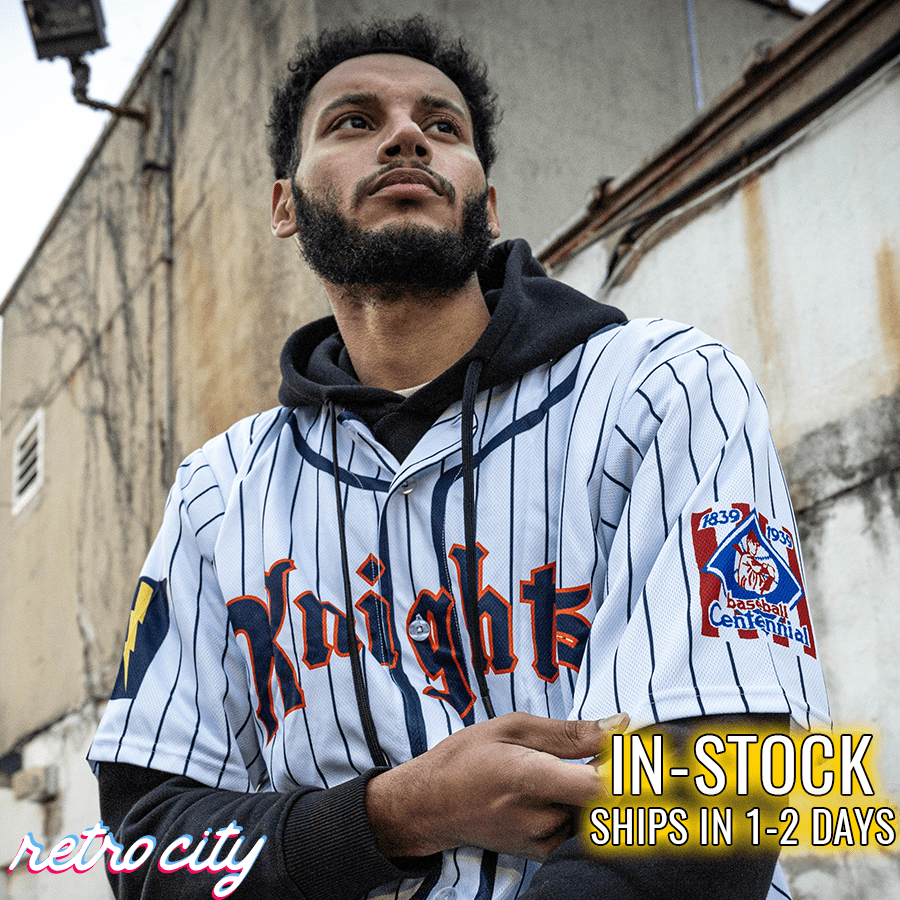 new york knights 'the natural' vintage baseball jersey *in-stock*