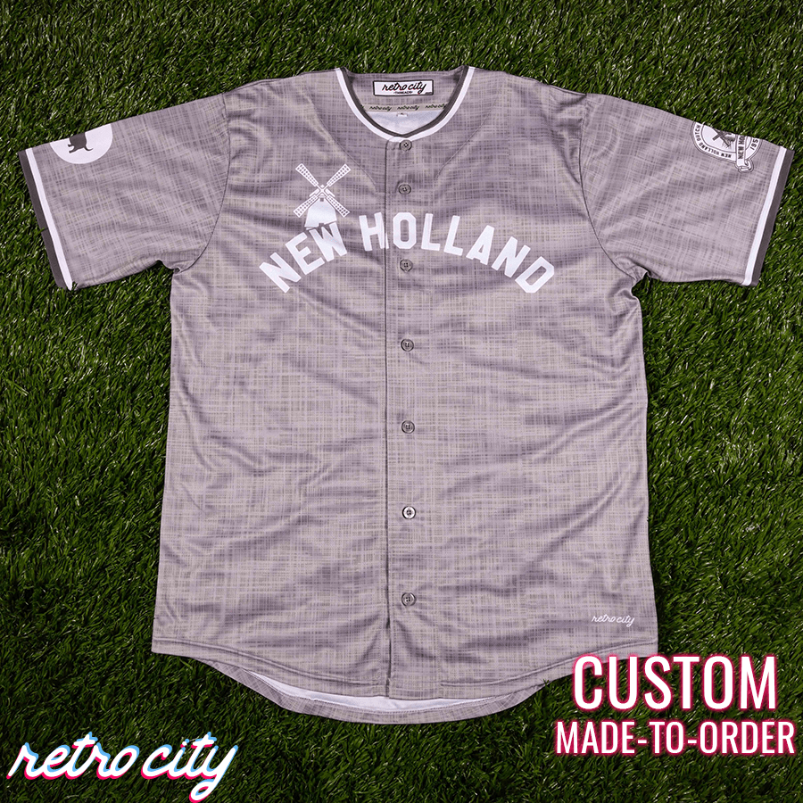 New Holland jersey, frankenweenie baseball jersey, frankenstein jersey