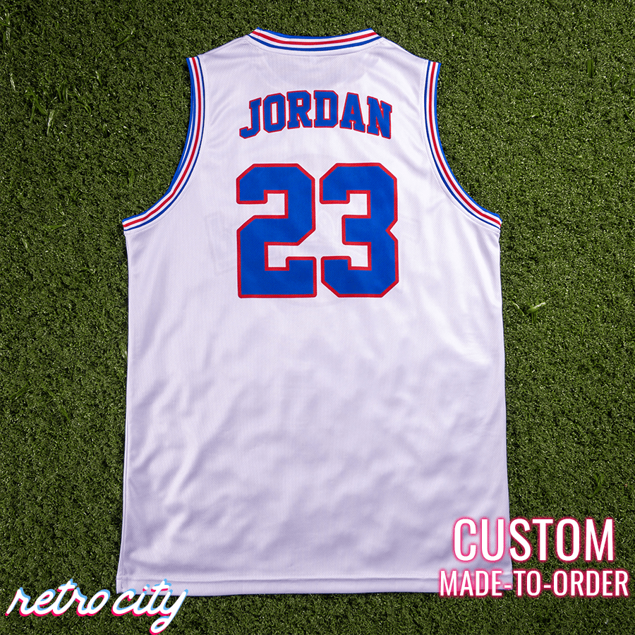 tune squad 'space jam' michael jordan custom basketball jersey