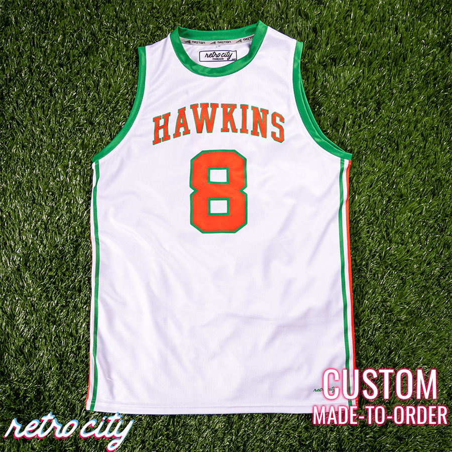 hawkins basketball jersey, stranger things jersey, stranger things basketball jersey