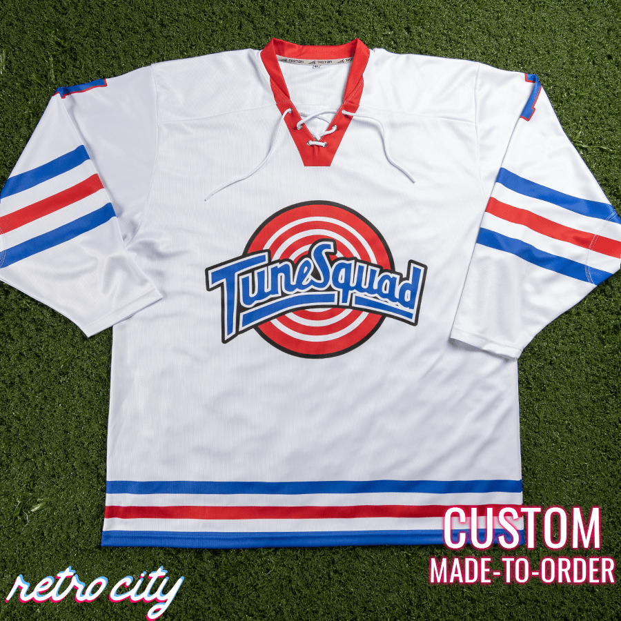 space jam tune squad bill murray custom hockey jersey