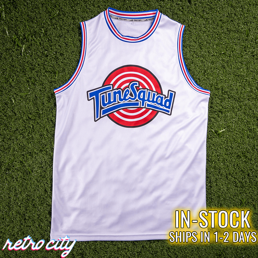 tune squad jersey 'space jam' michael jordan basketball jersey *in-stock*