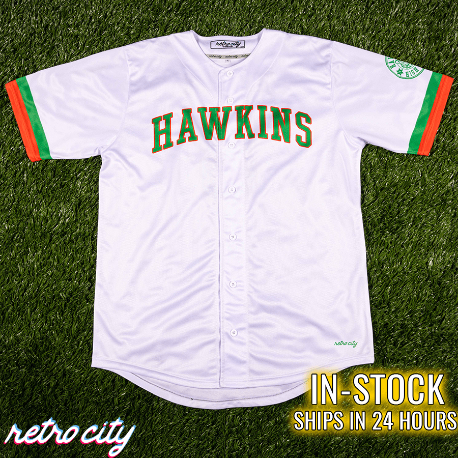 Hawkins High Full-Button Baseball Jersey *IN-STOCK*