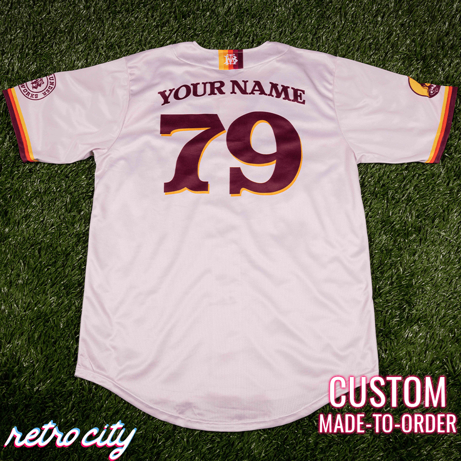 big thunder mountain railroad miners retro baseball jersey (cream)