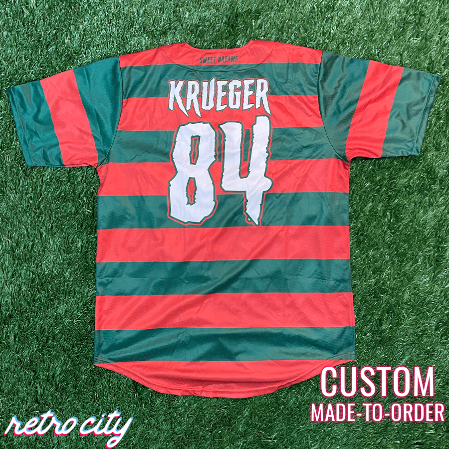 elm street sweet dreams custom baseball jersey