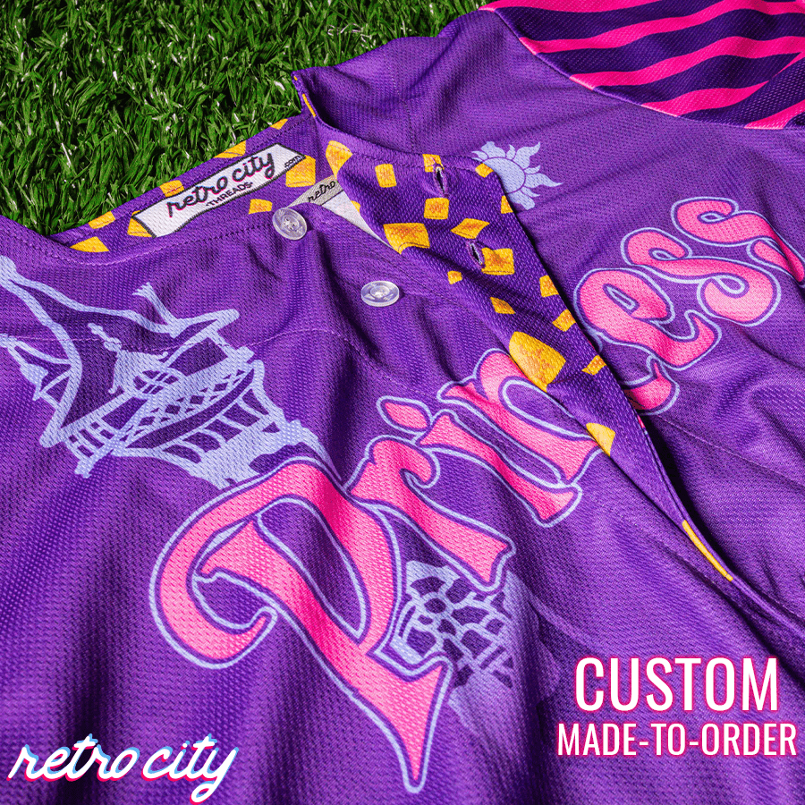 princess rapunzel custom baseball jersey