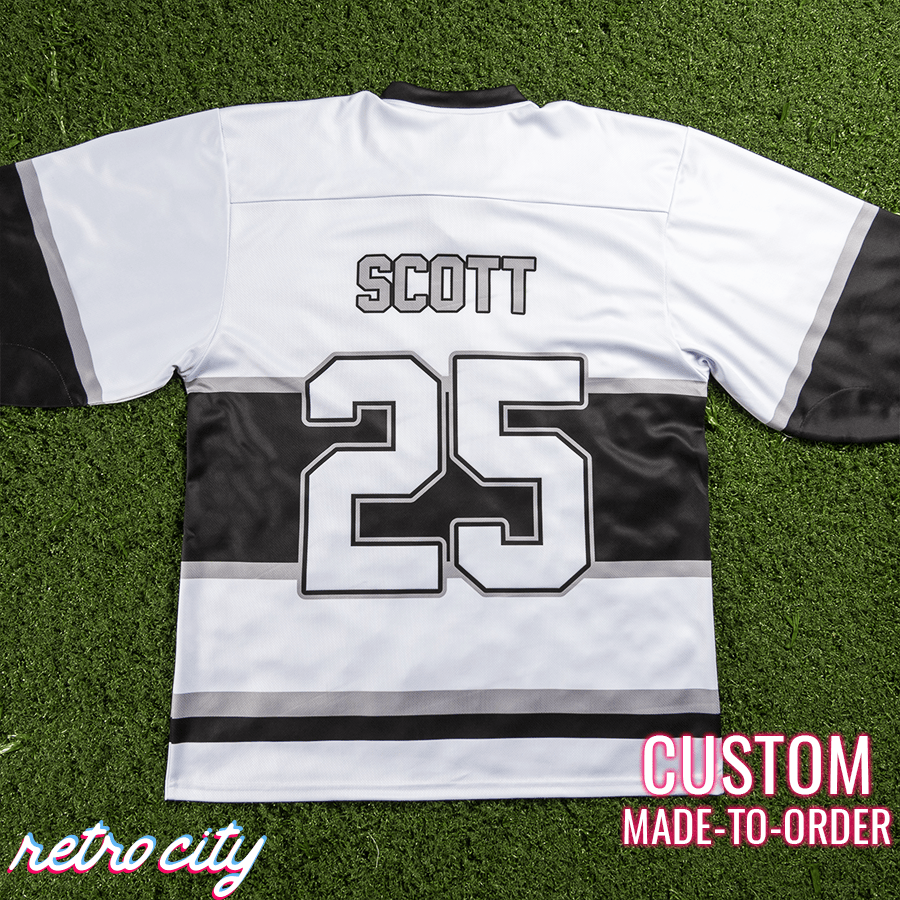 dunder mifflin 'the office' custom hockey jersey