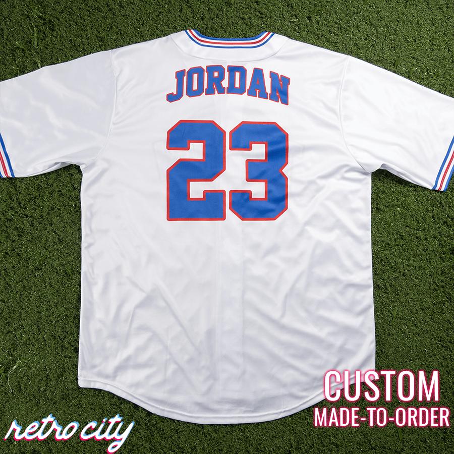 space jam tune squad michael jordan custom baseball jersey