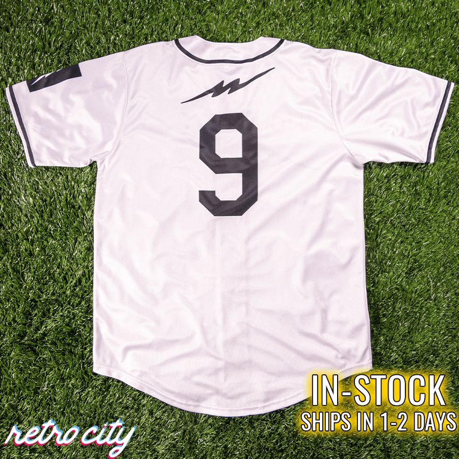 wonderboy 'the natural' new york knights baseball jersey *in-stock*