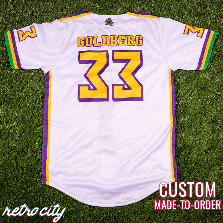 the 'mighty ducks' goldberg custom baseball jersey, Goldberg jersey, custom jersey
