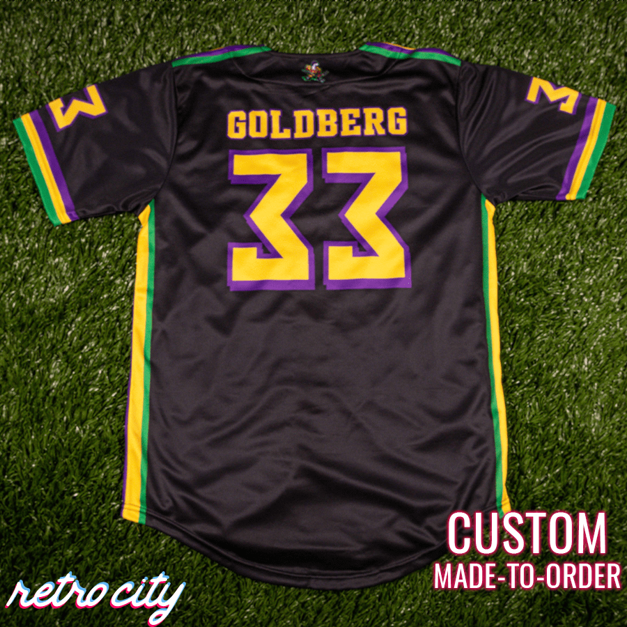 the 'mighty ducks' goldberg custom baseball jersey, Mighty Ducks Custom Jersey, Mighty Ducks baseball jersey