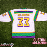 the mighty ducks 'goldberg' custom hockey jersey, custom mighty ducks jersey, mighty ducks hockey jersey