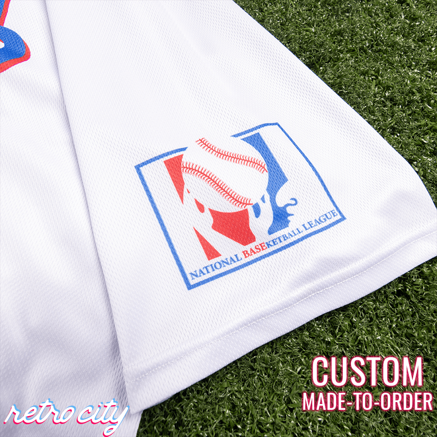 baseketball joe 'airman' cooper beers custom baseball jersey