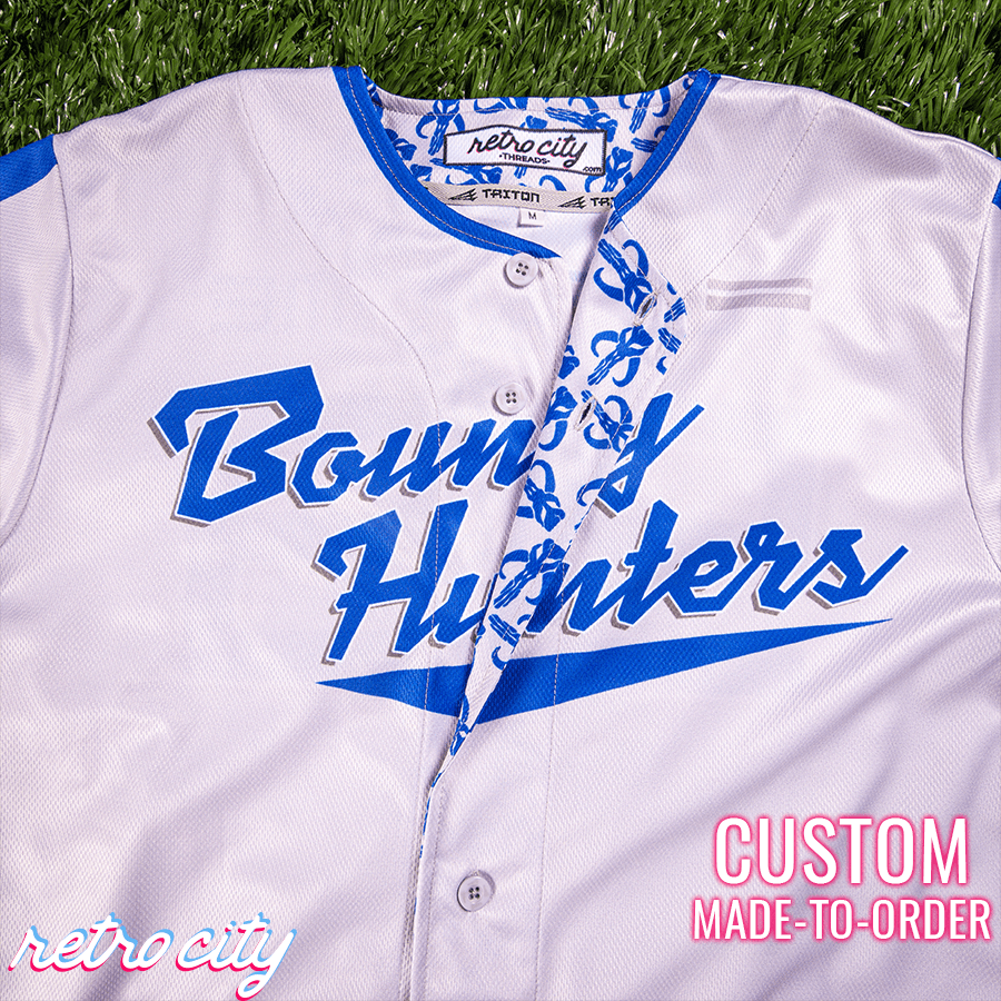 bounty hunters jango fett full-button baseball fan jersey