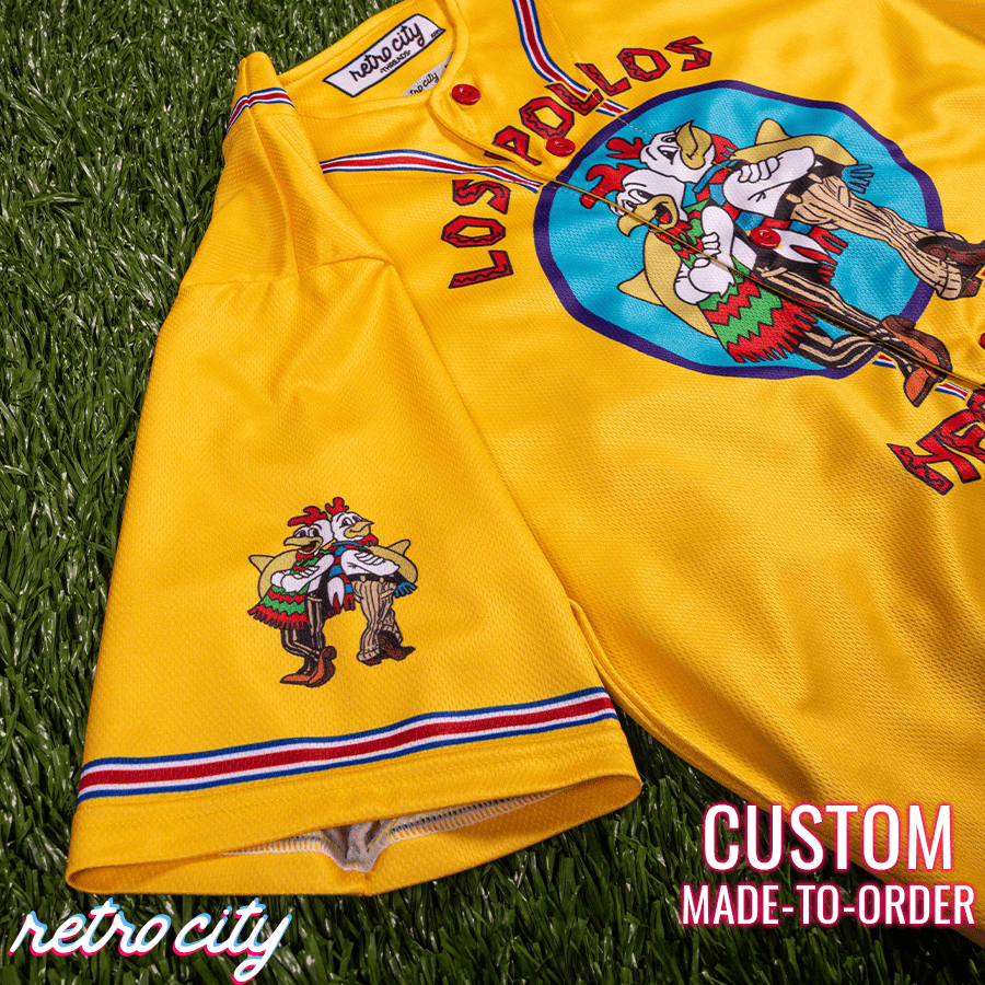 los pollos hermanos gus fring full-button baseball jersey