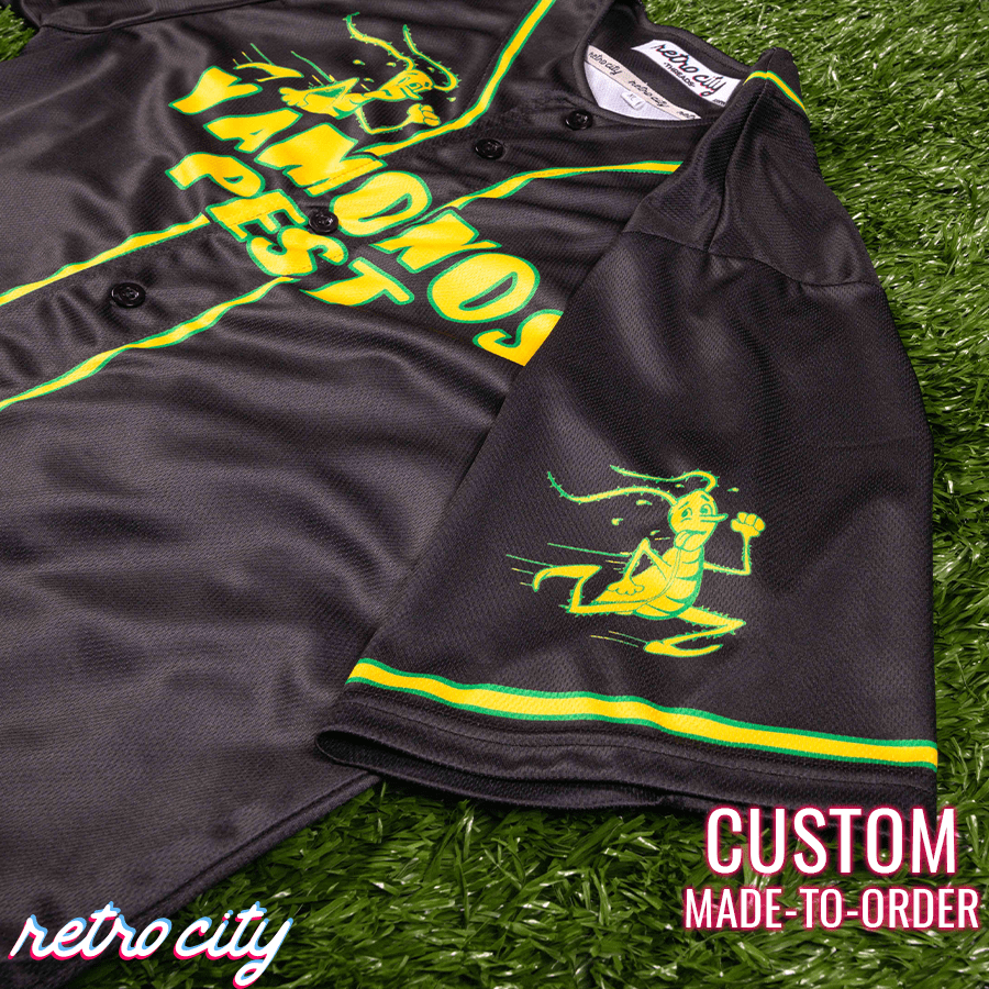 vamonos pest jessie pinkman full-button baseball jersey