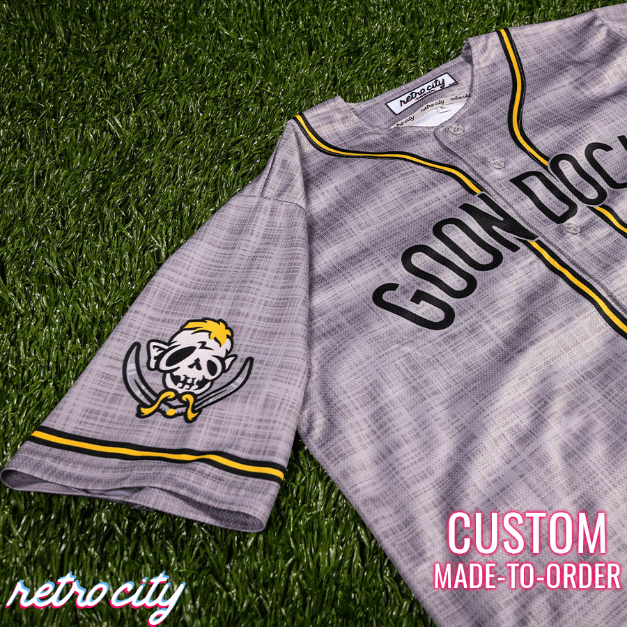 goon docks, pirates jersey, goonies jersey,