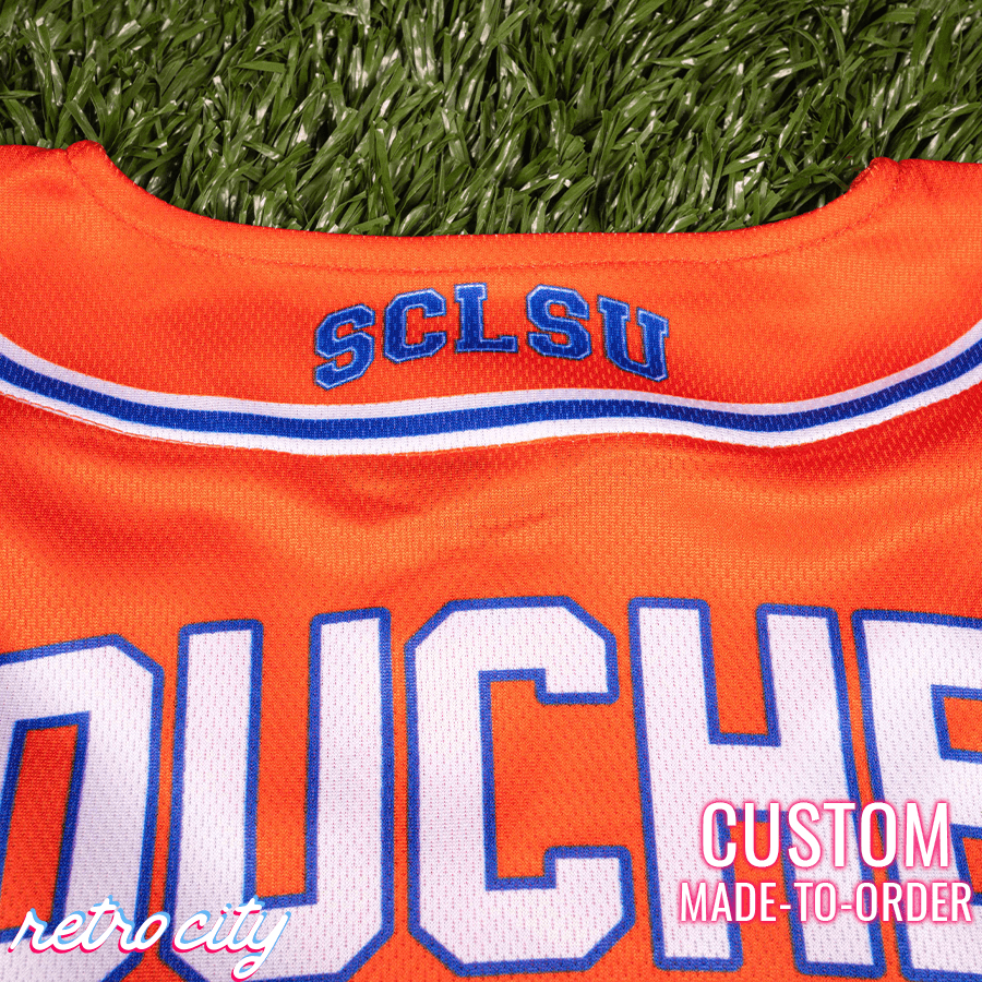 sclsu mud dogs bobby boucher custom baseball jersey