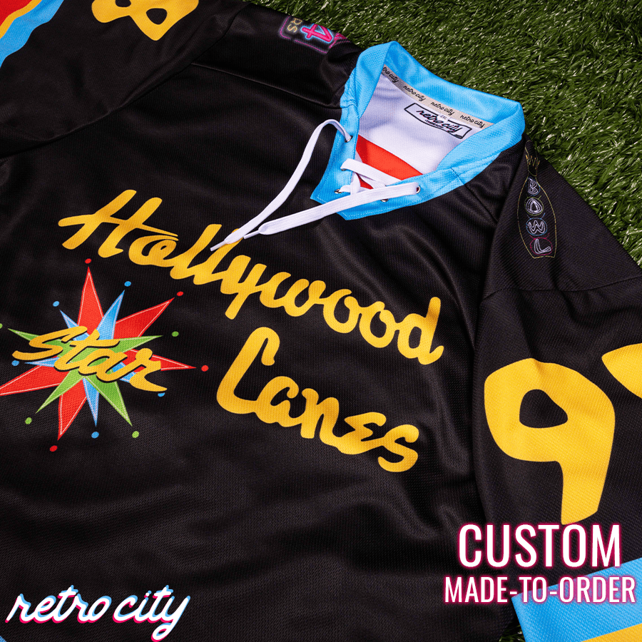 holloywood lanes, big lebowski, hockey jersey