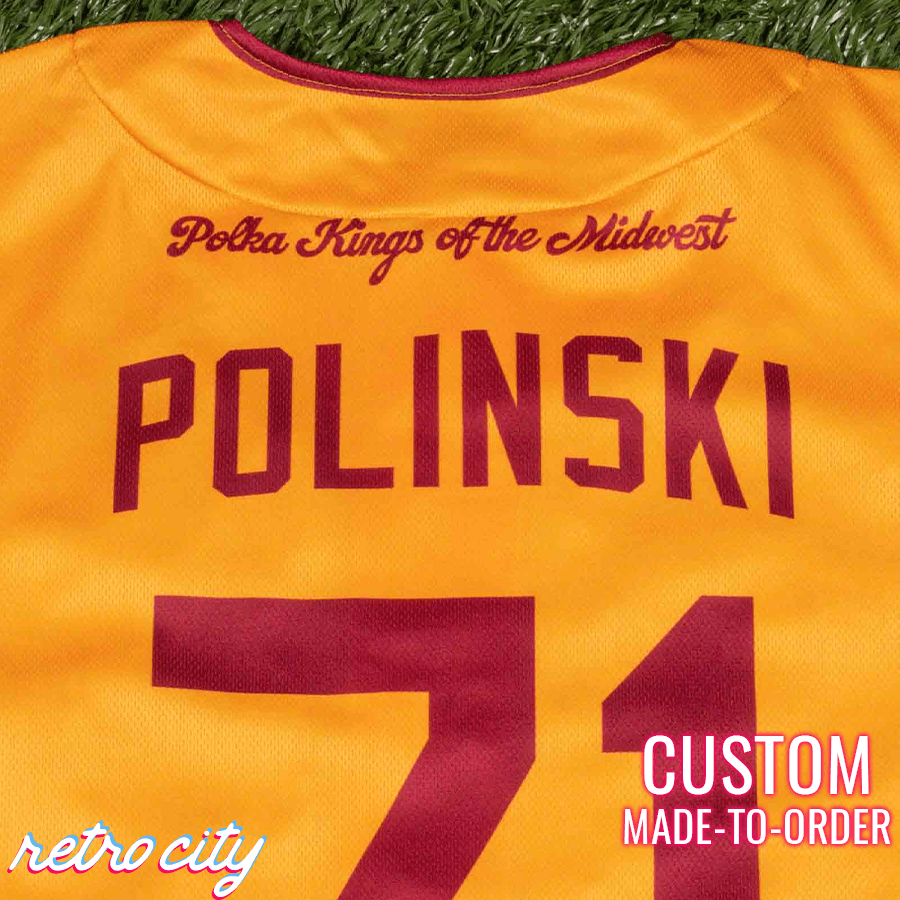 kenosha kickers home alone gus polinski full-button baseball jersey
