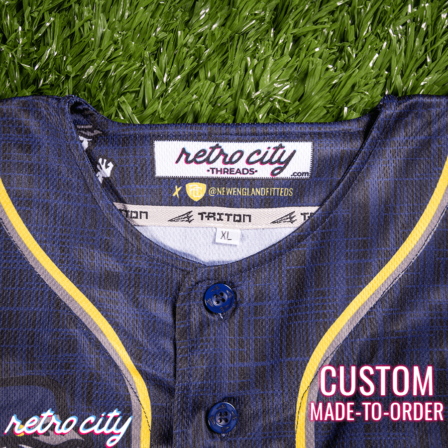 phantoms retro league custom baseball jersey (away)