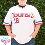 bull durham crash davis tourists custom baseball jersey