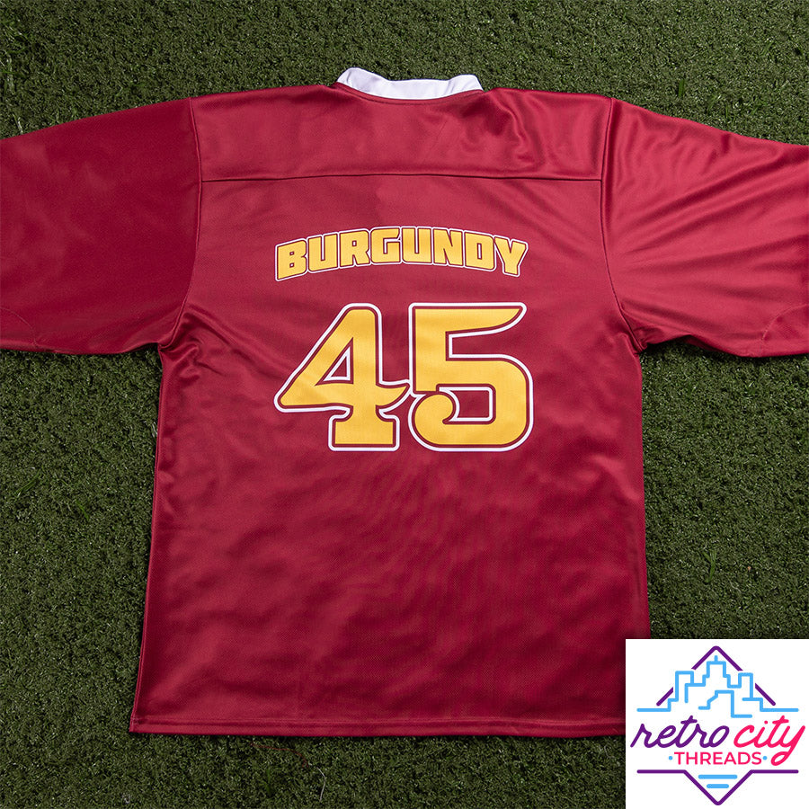 anchorman ron burgundy channel 4 news team custom hockey jersey