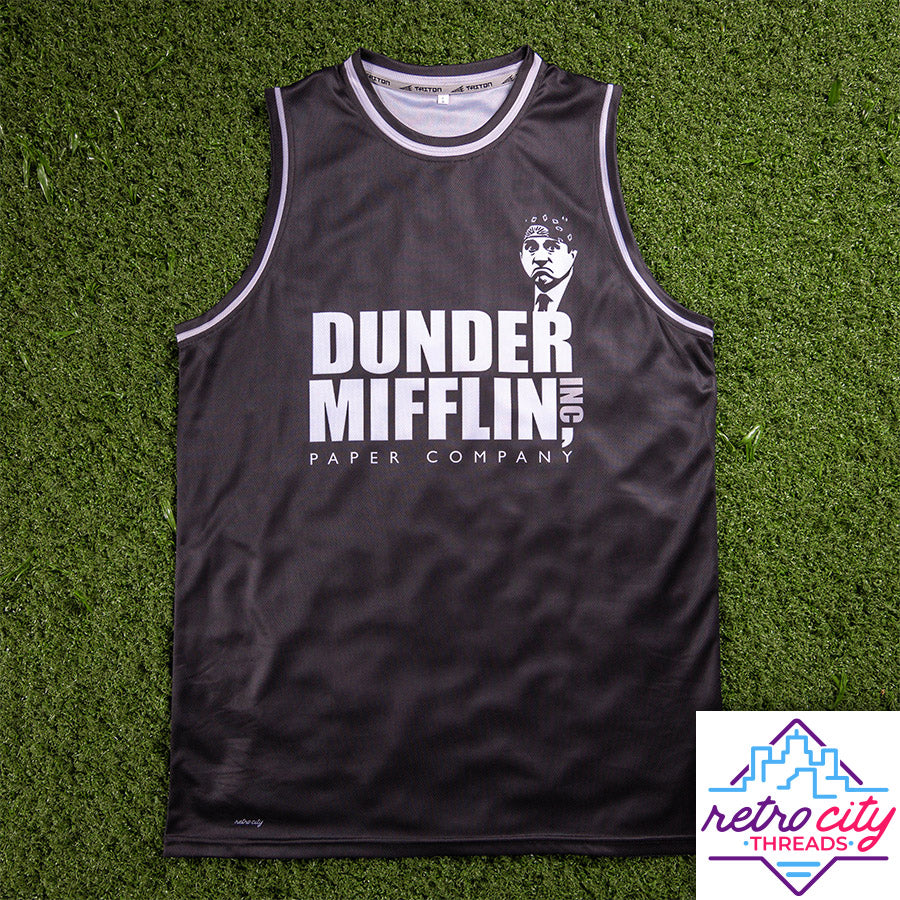 dunder mifflin the office custom basketball jersey