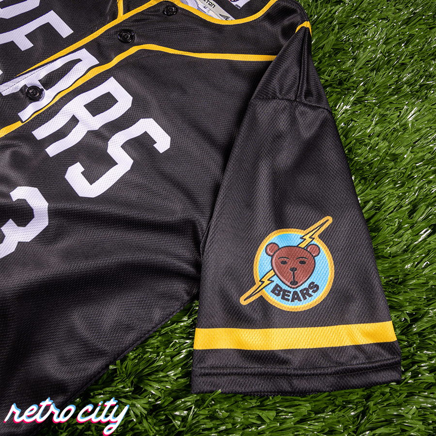bad news bears black custom baseball jersey