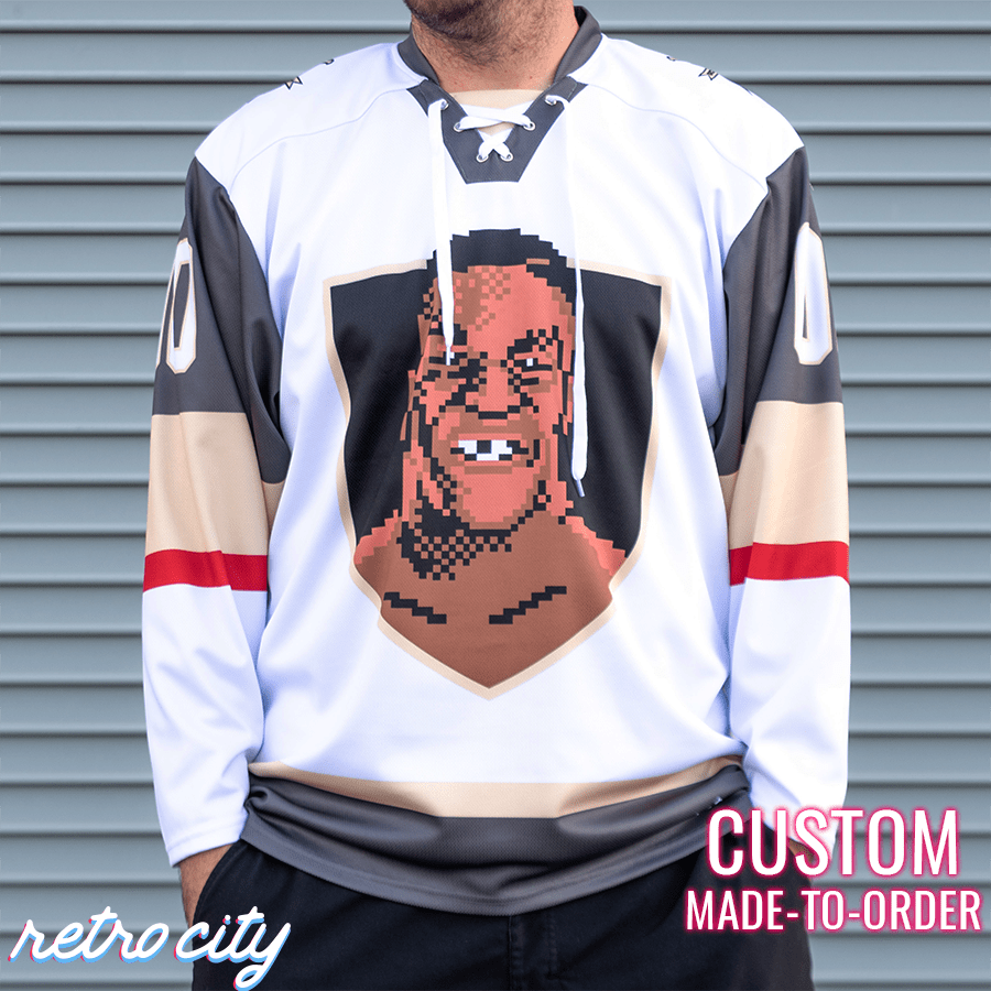 Las Vegas Golden Knighth Mike Tyson Punch Out Hockey Jersey