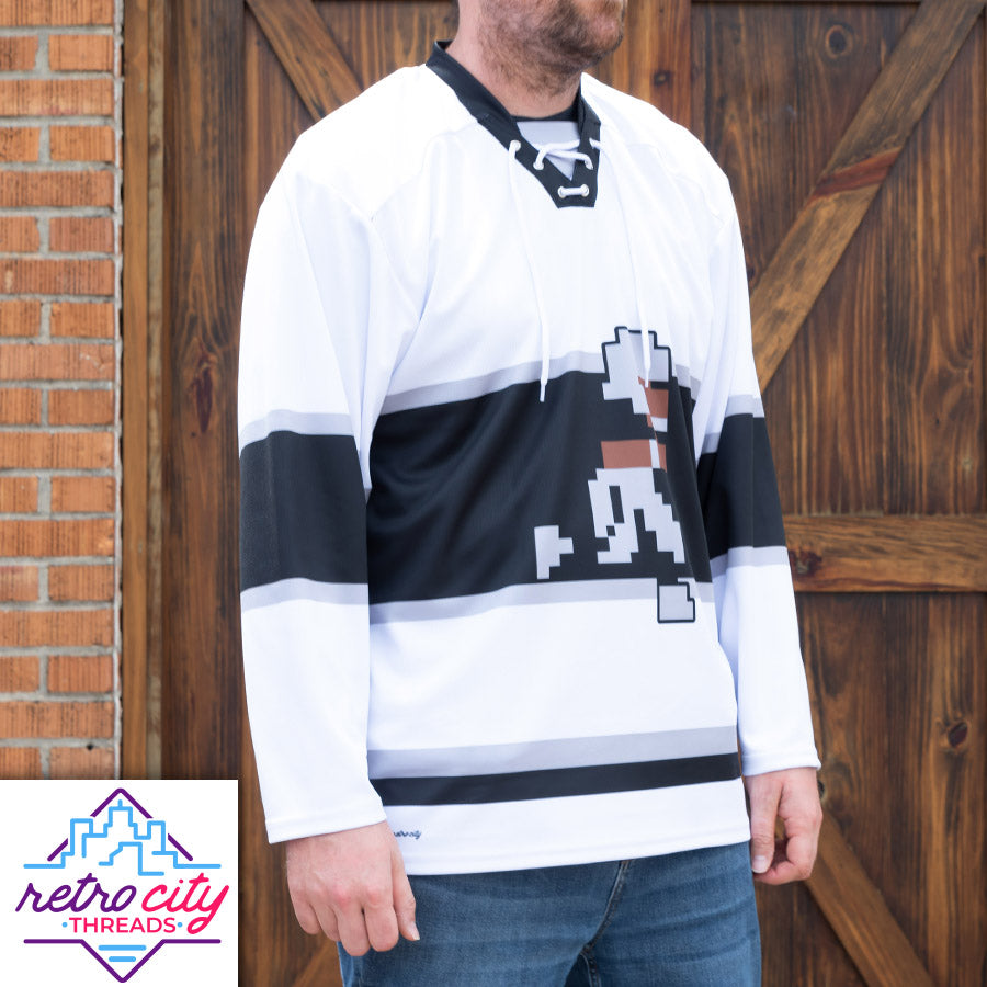 super tecmo bowl runman custom hockey jersey