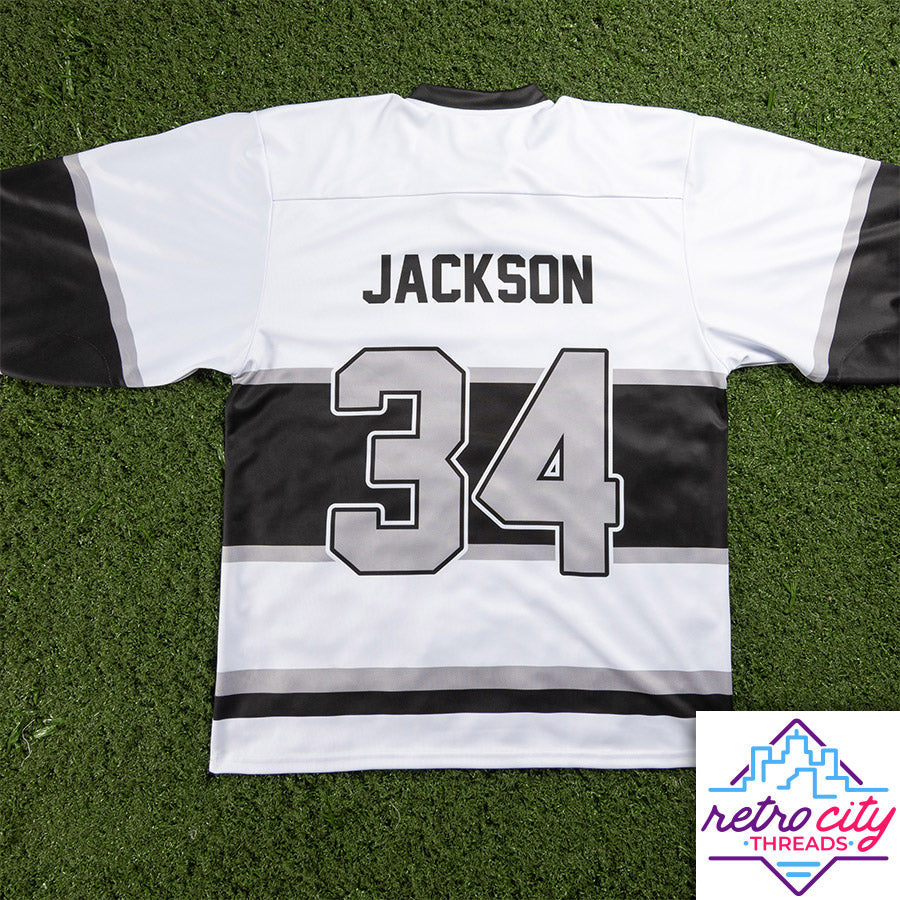 super tecmo bowl runman custom hockey jersey