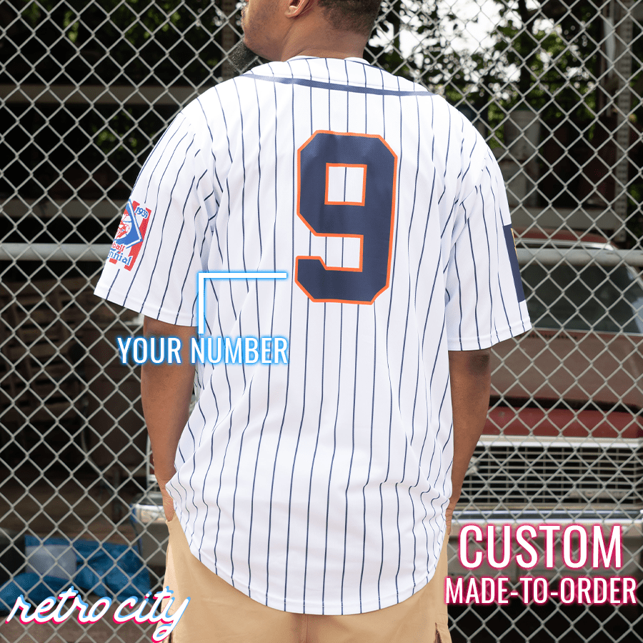 new york knights 'the natural' roy hobbs custom baseball jersey